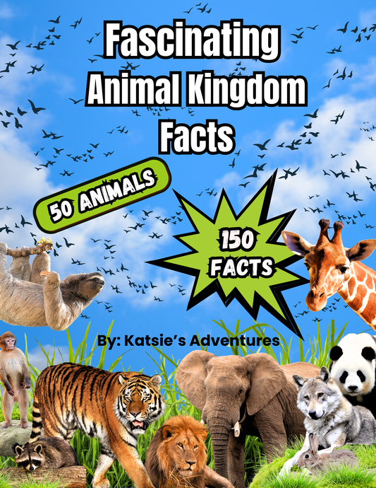 50 Fascinating Animal Kingdom Facts Digital Download (First Half)